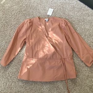 NWT A. New. Day. Peach Blouse - X Small